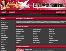 Tablet Screenshot of annuaire-de-sites-x.com